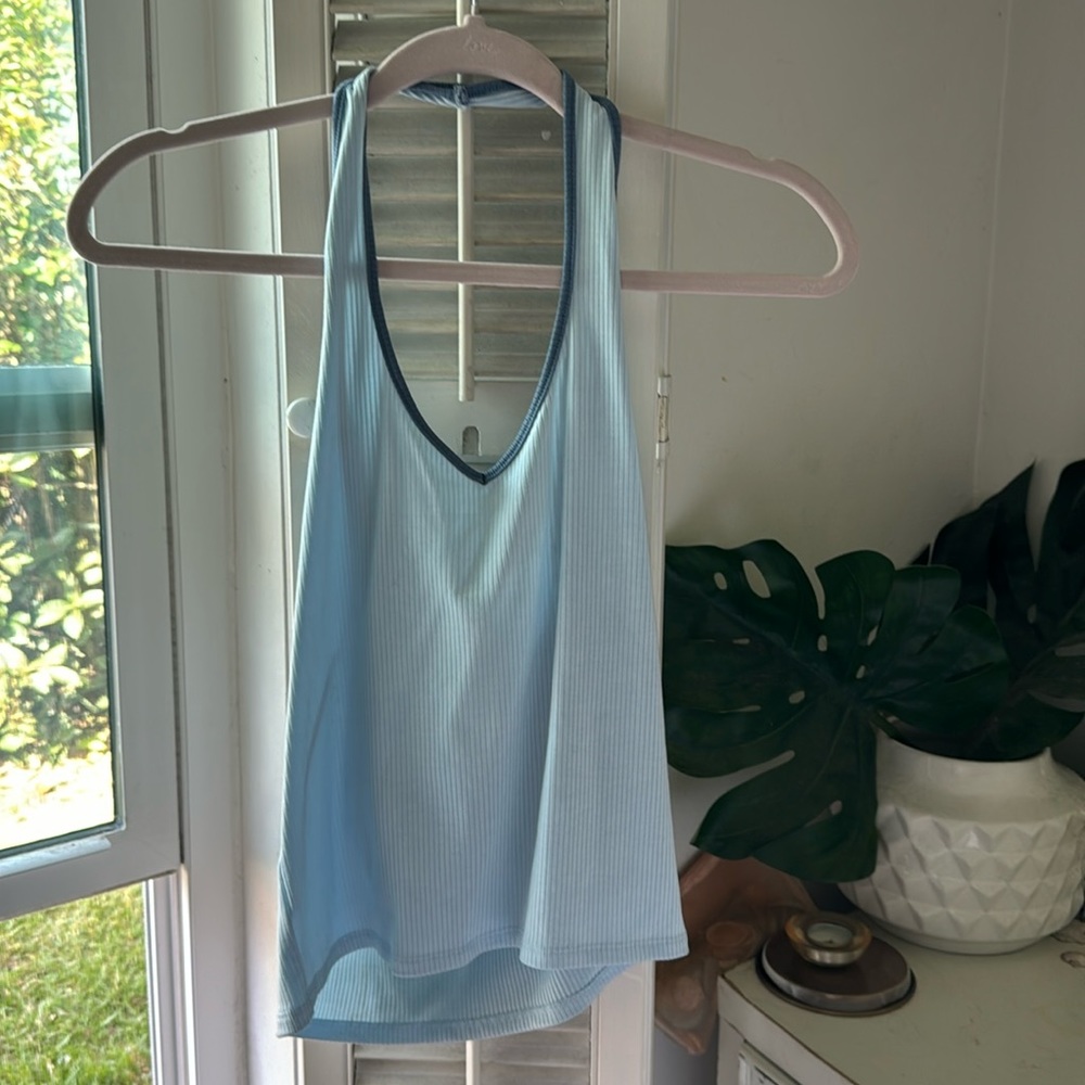 blue american eagle halter